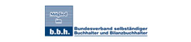 b.b.h.-Logo: Bundesverband selbständiger Buchhalter und Bilanzbuchhalter